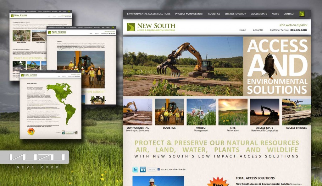 New South Environmental Website development project