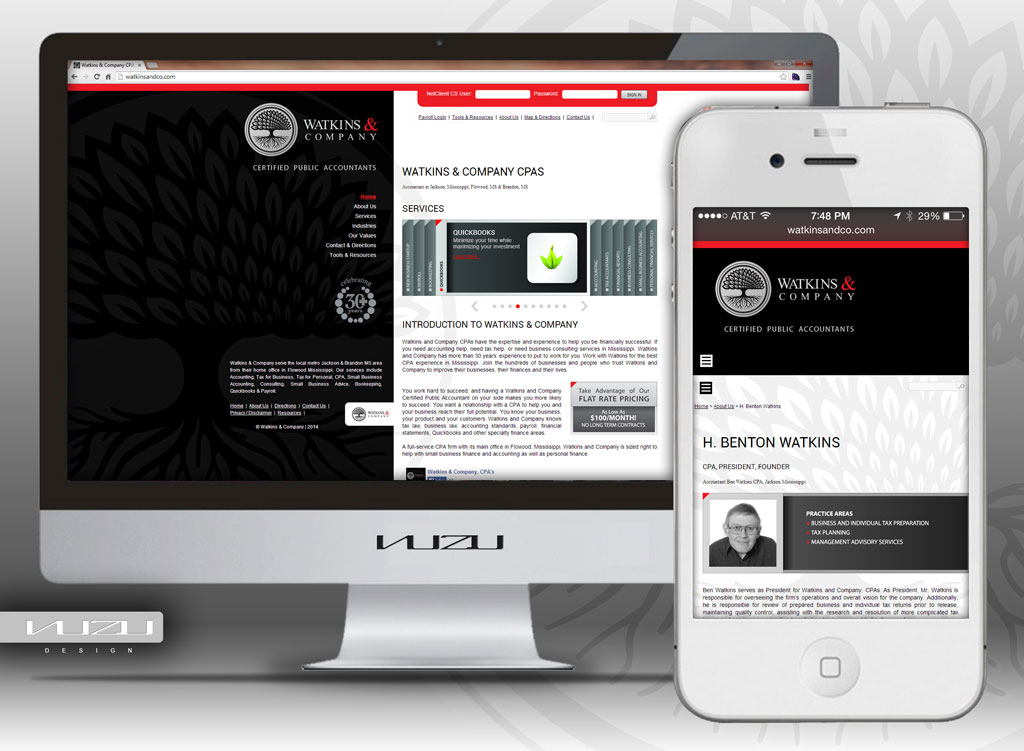 Watkins & Company Website REDesign Project