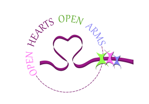 Open Hearts Open Arms Logo Design